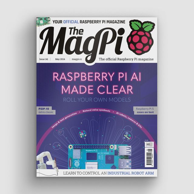 Magazine cover for The MagPi Issue 141
